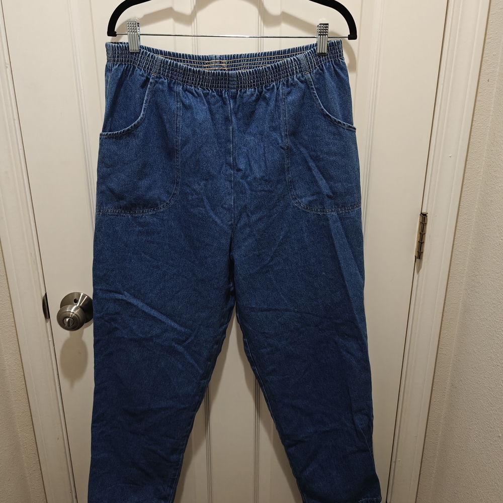 Vintage Blue Denim Mom Jeans